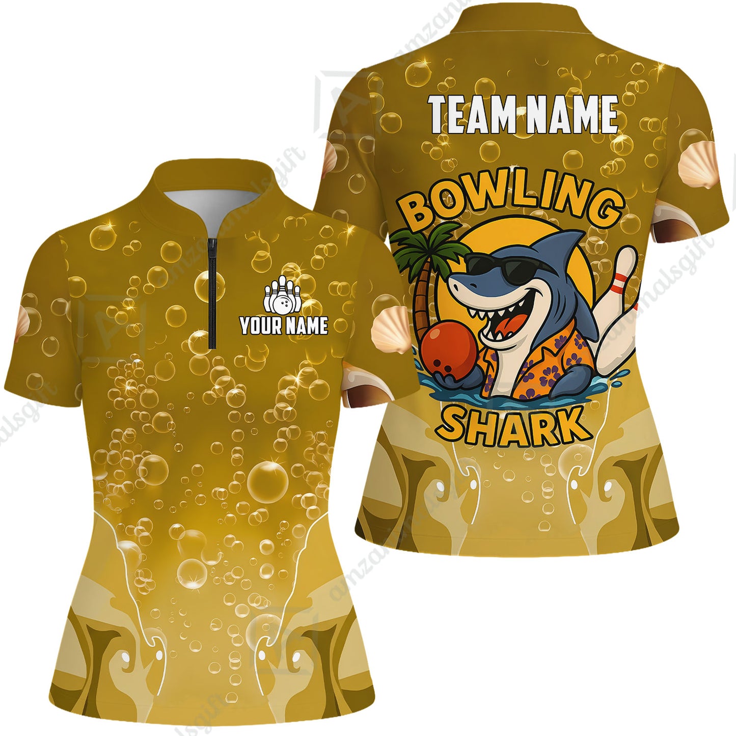Women Jersey Shirt||Gold