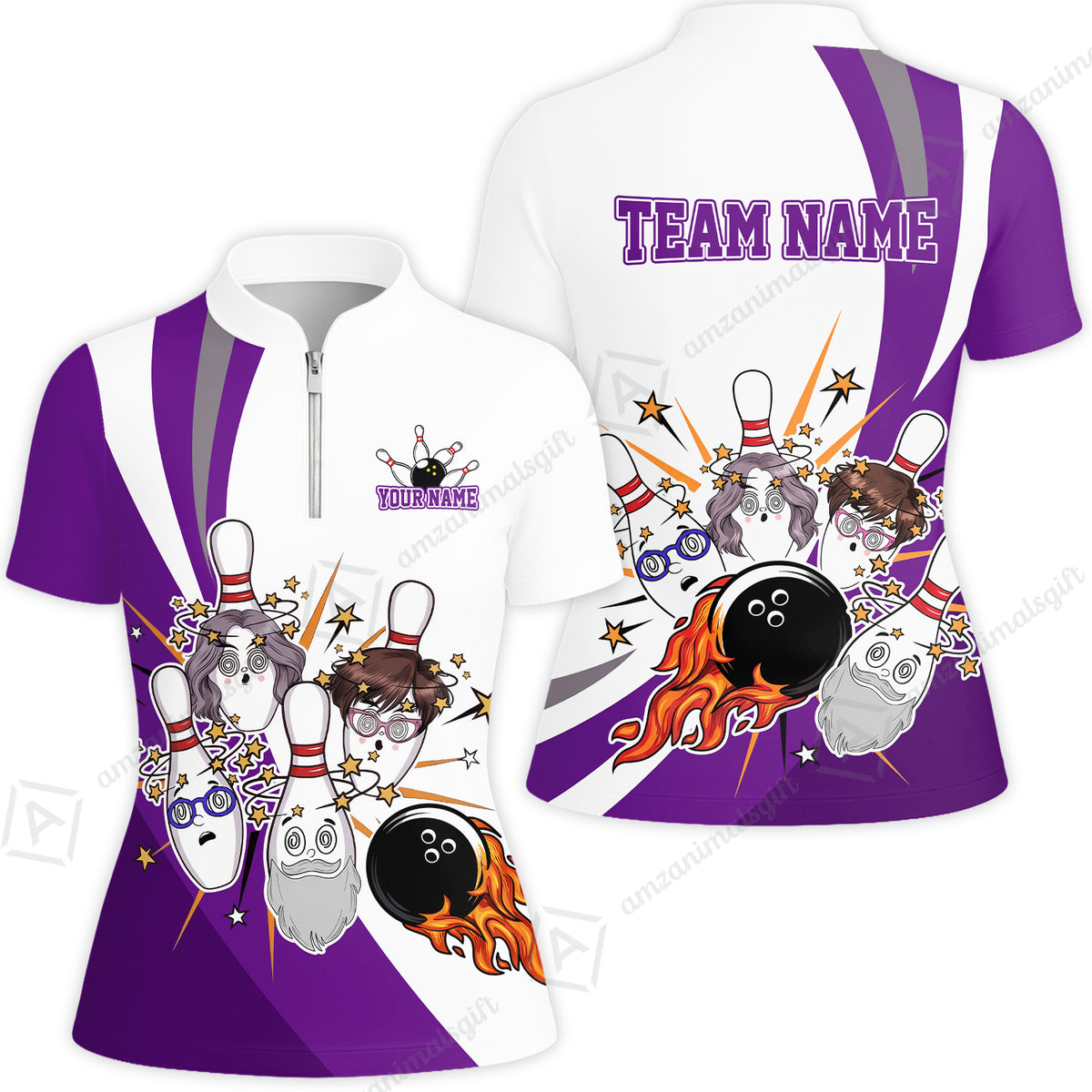Women Jersey Shirt||Purple