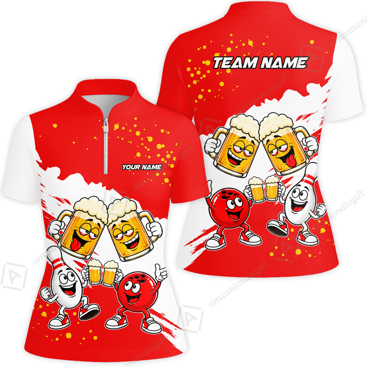 Women Jersey Shirt||Red