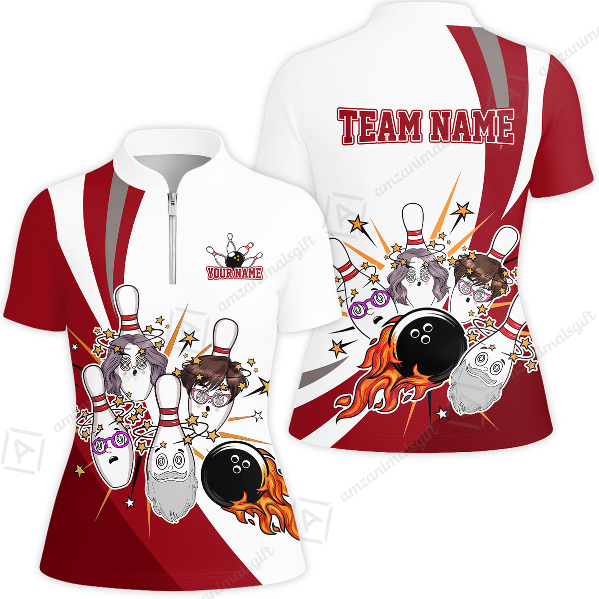 Women Jersey Shirt||Red