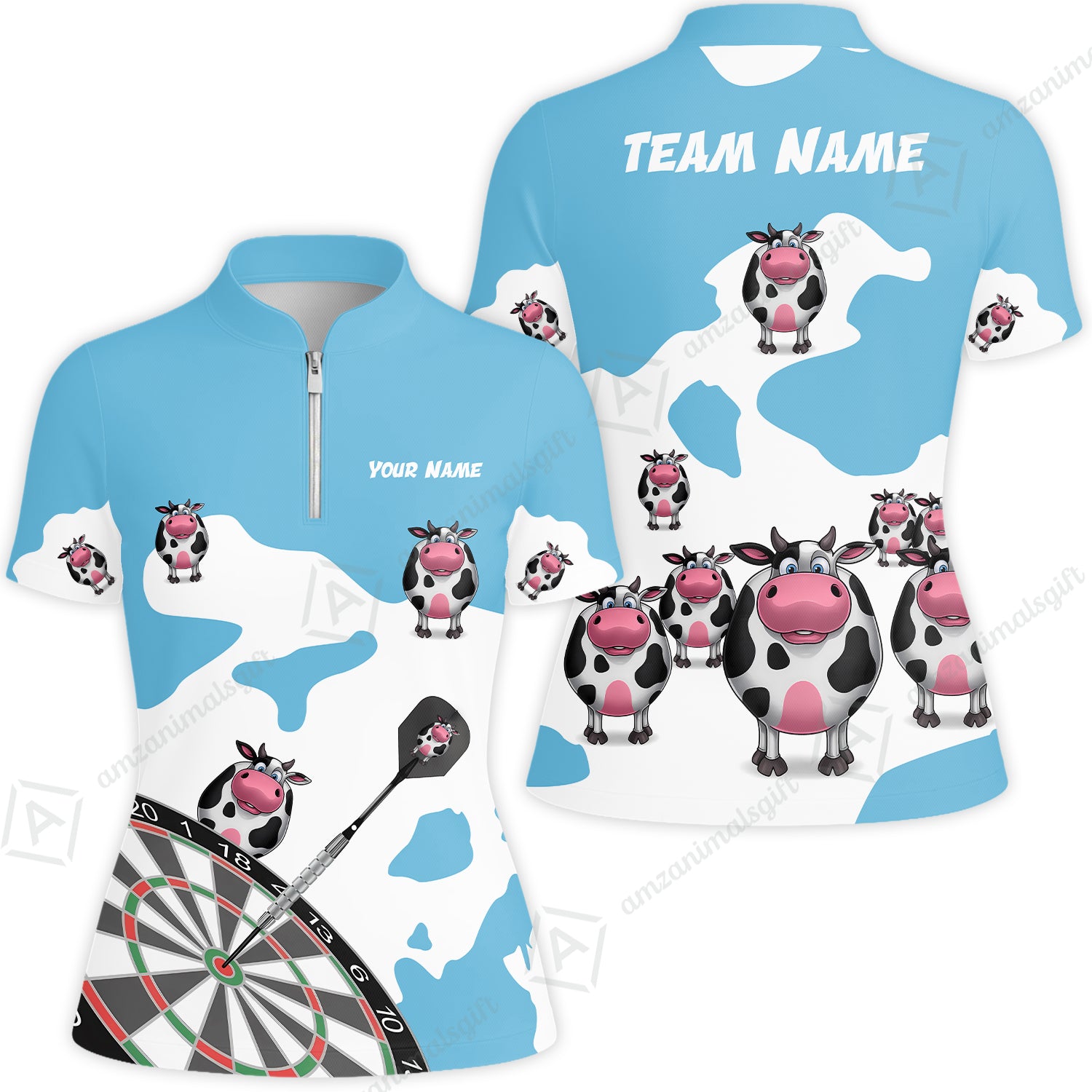 Women Jersey Shirt||Cyan