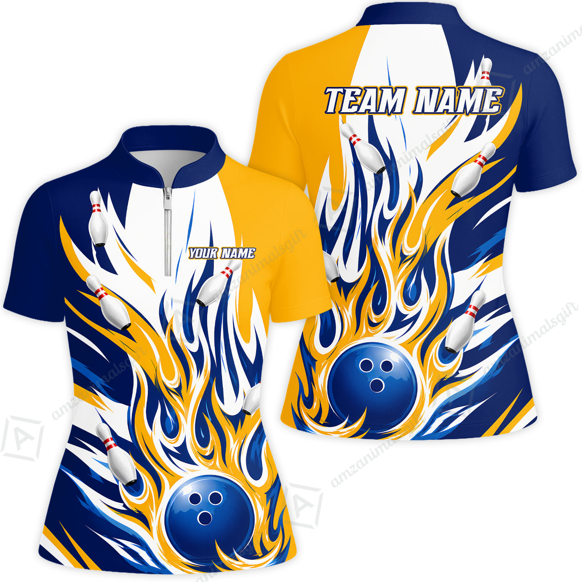 Women Jersey Shirt||Yellow Blue