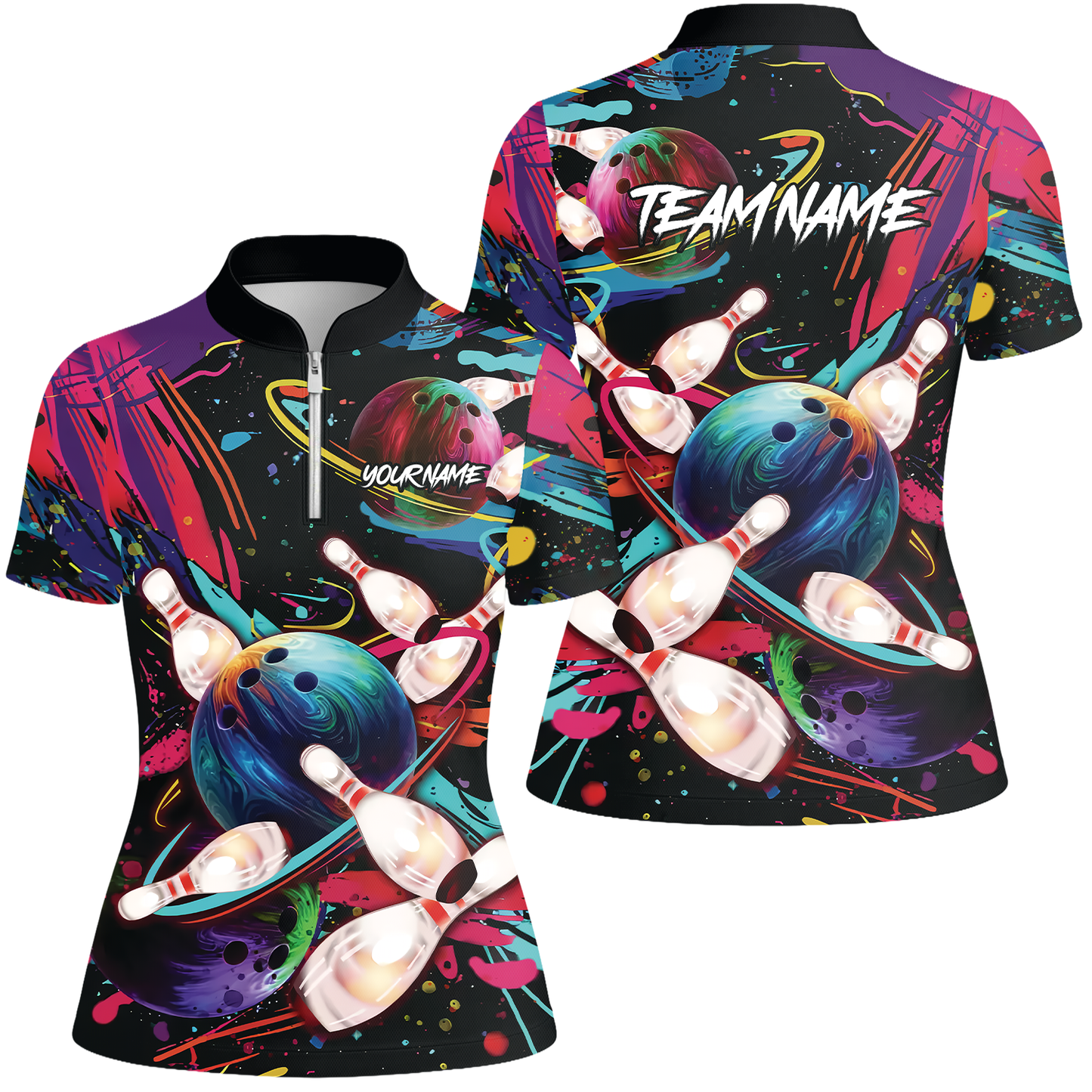 Customized Bowling Jersey, Colorful Bowling, Uniform Bowling - Personalized Name And Team Name