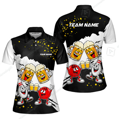 Women Polo||Black