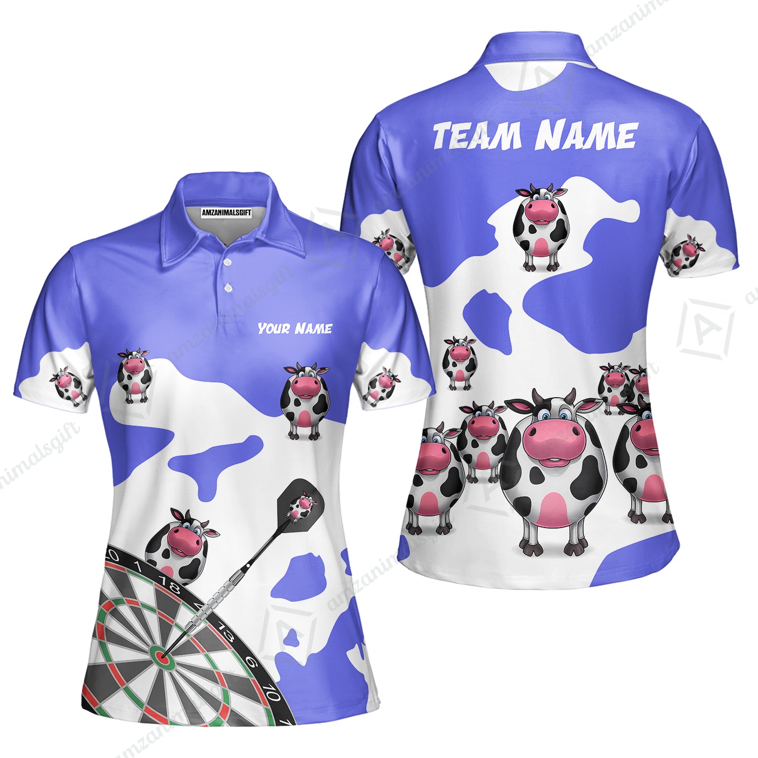 Women Polo Shirt||Blue
