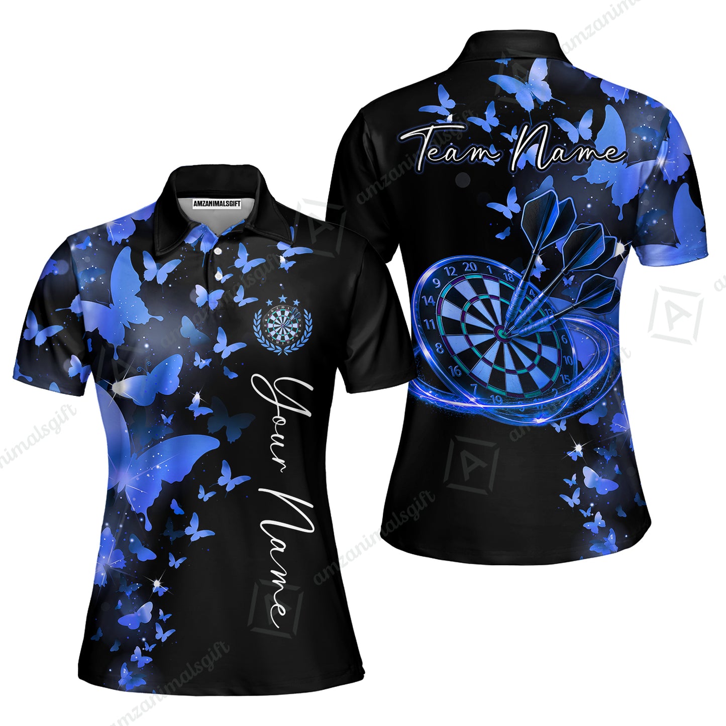Women Polo Shirt||Blue