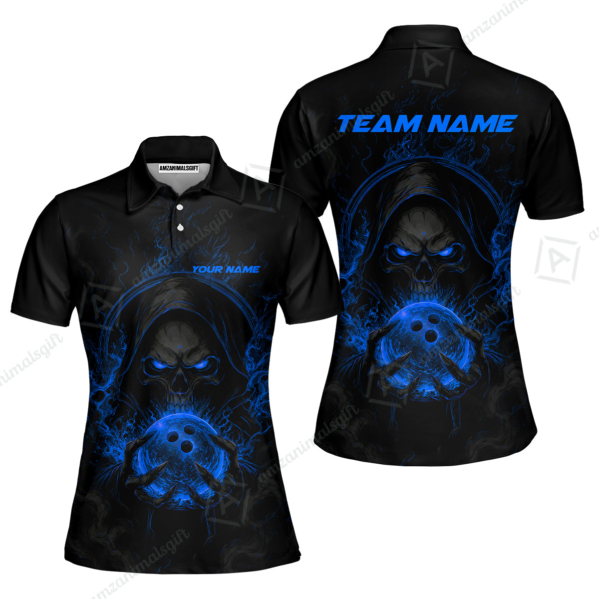 Women Polo||Blue