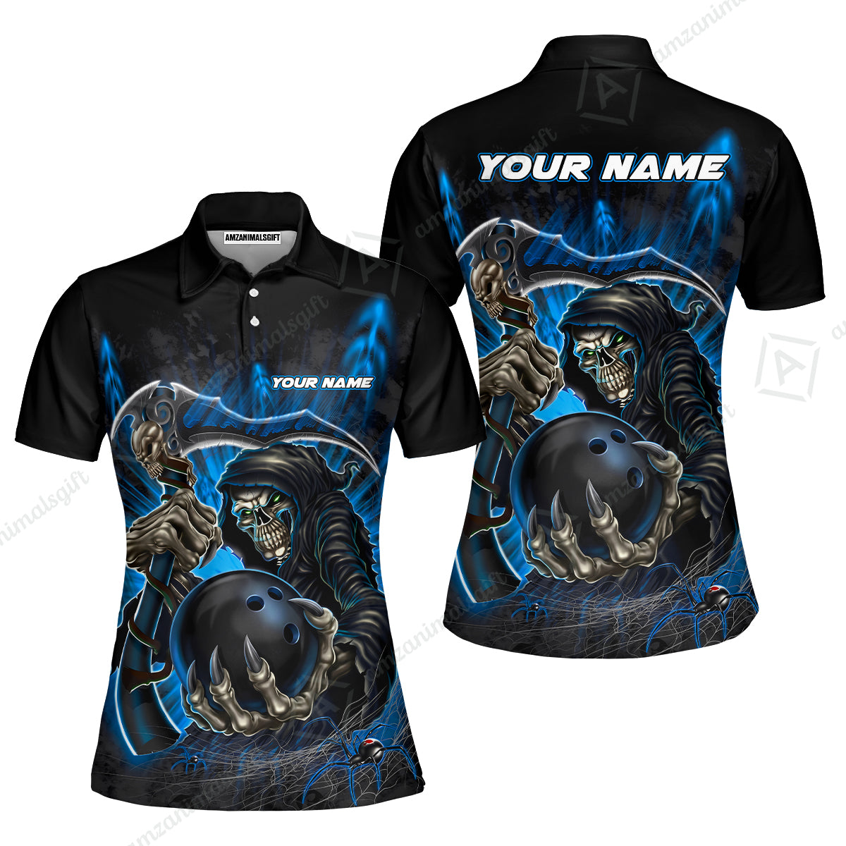 Women Polo||Blue