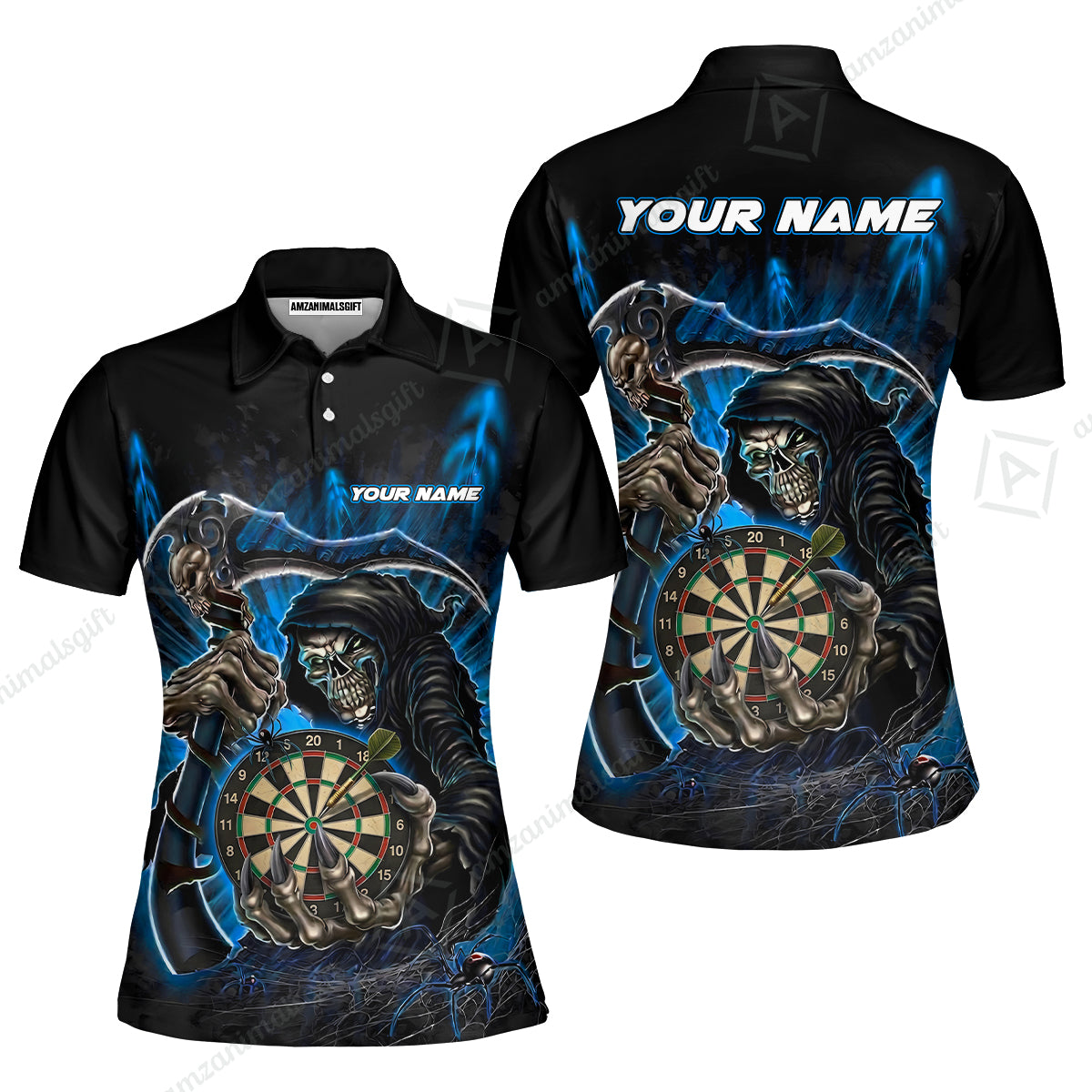 Women Polo Shirt||Blue