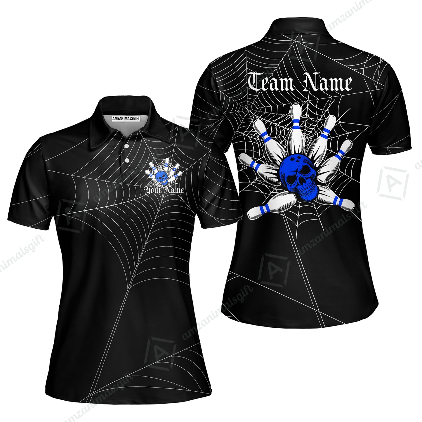 Women Polo||Blue