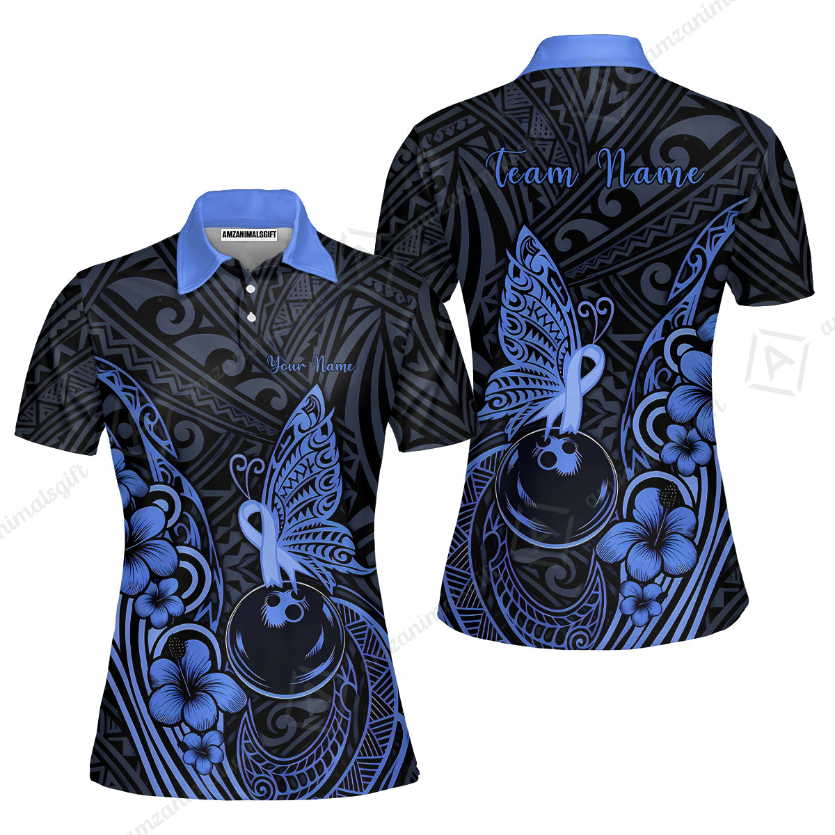 Women Polo||Blue