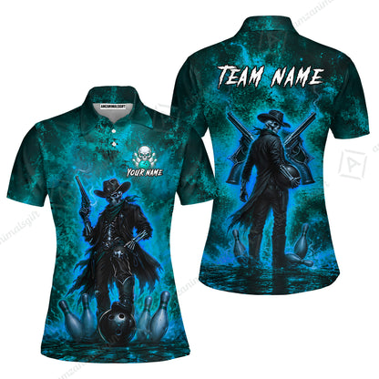 Women Polo||Cyan