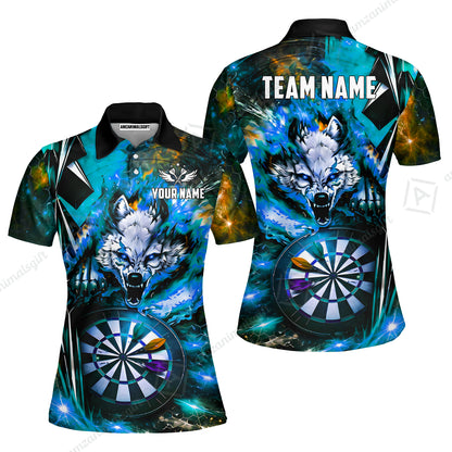 Women Polo Shirt||Cyan
