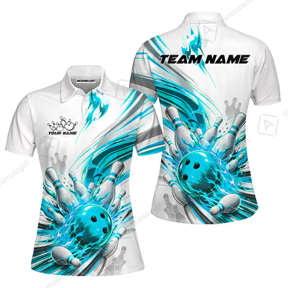 Women Polo||Cyan
