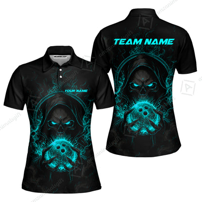 Women Polo||Cyan