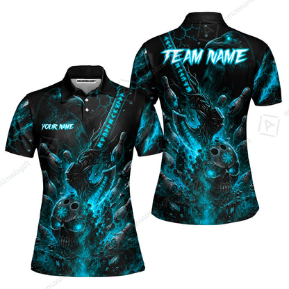 Women Polo||Cyan