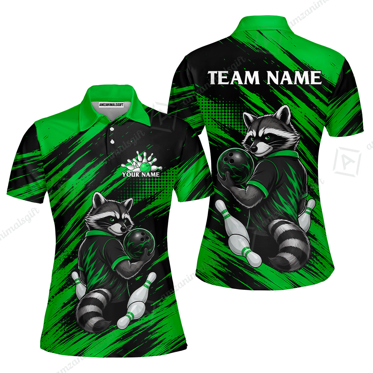 Women Polo||Green