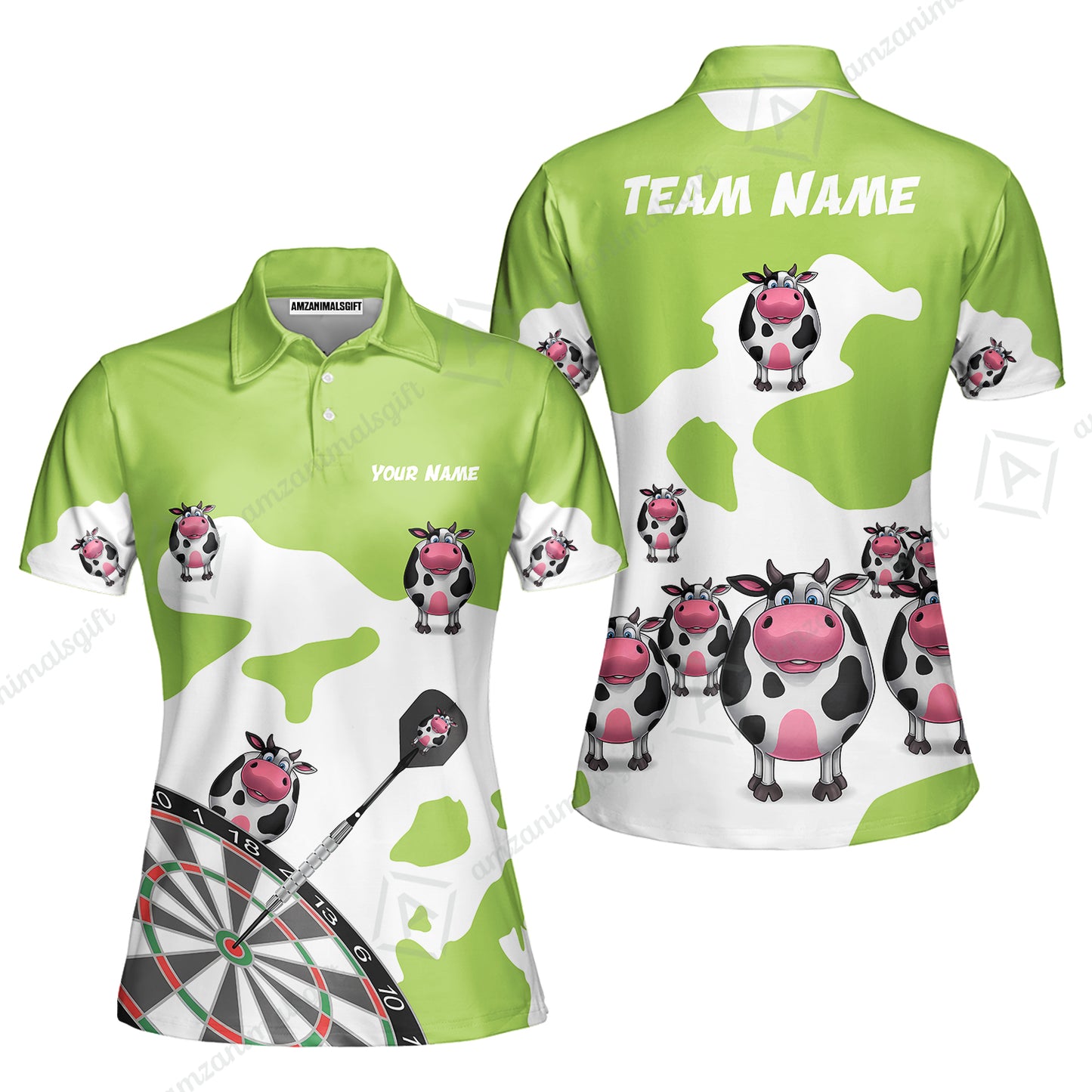 Women Polo Shirt||Green