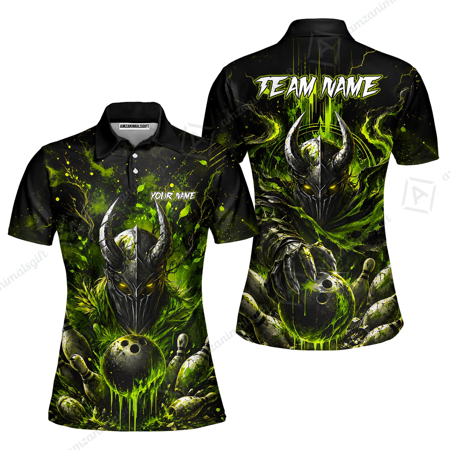 Women Polo||Green