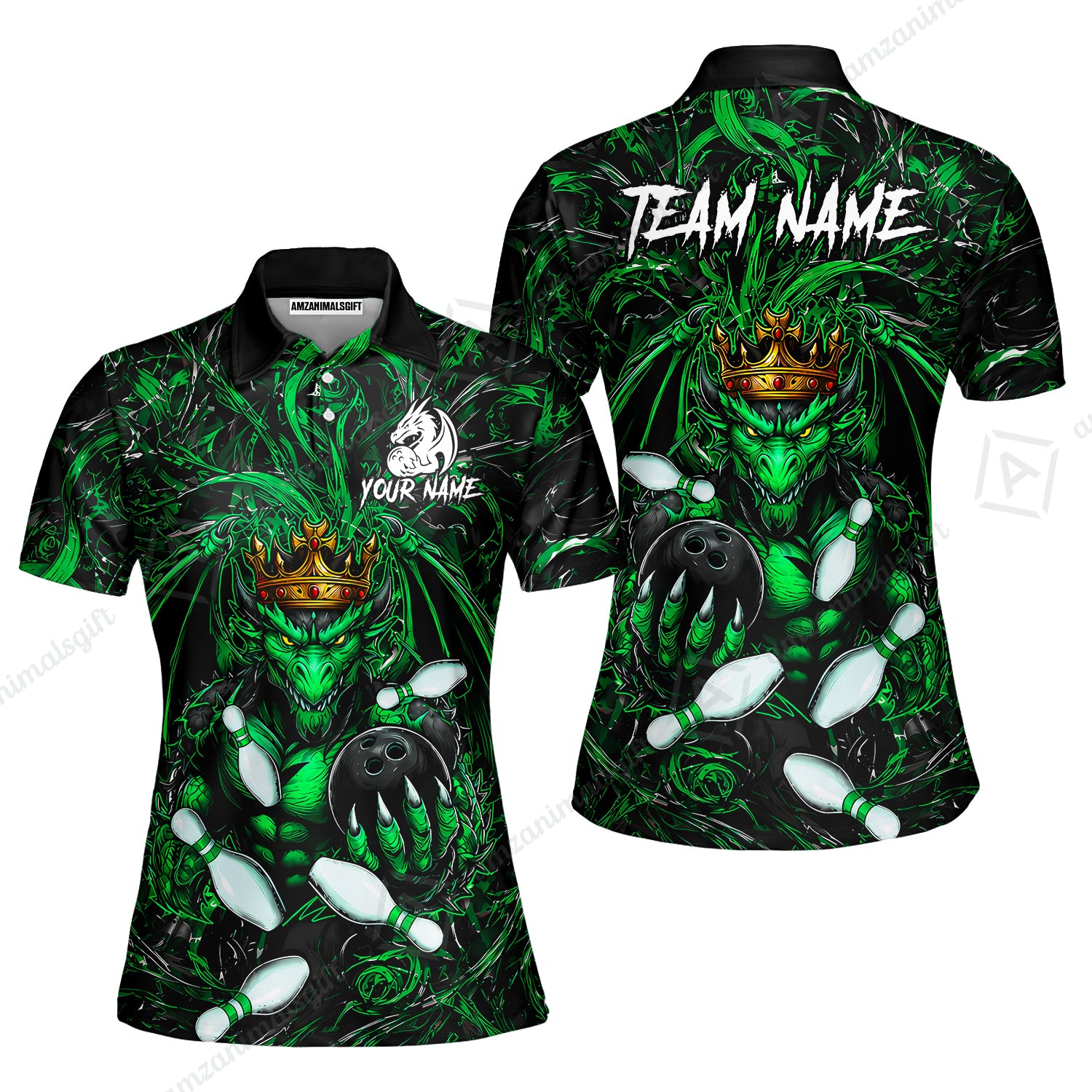 Women Polo||Green