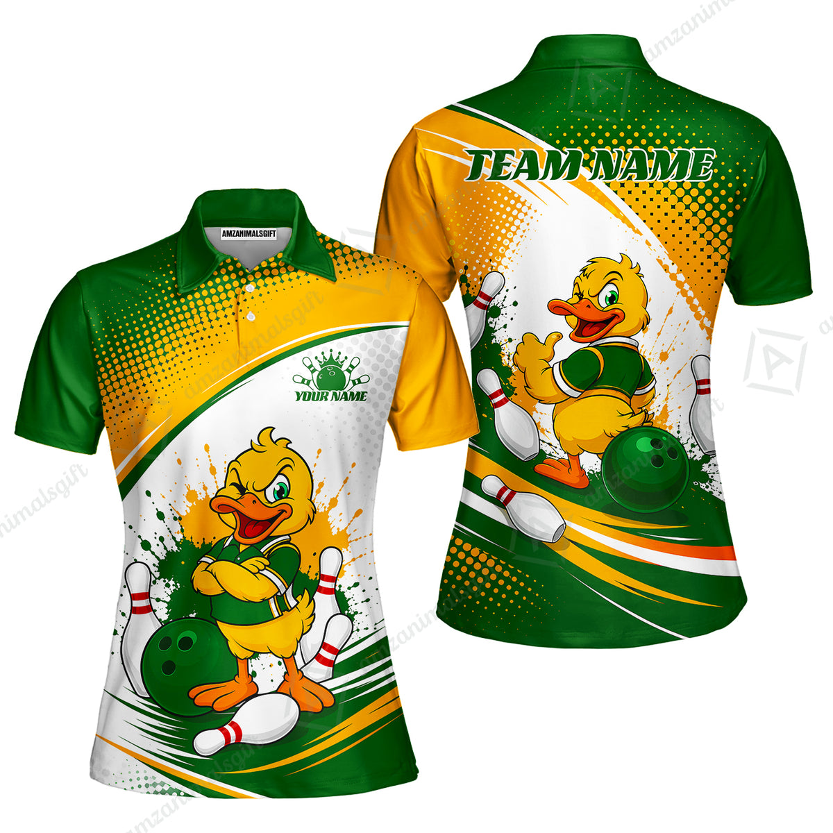 Women Polo||Green