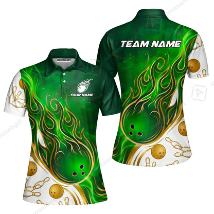 Women Polo||Green