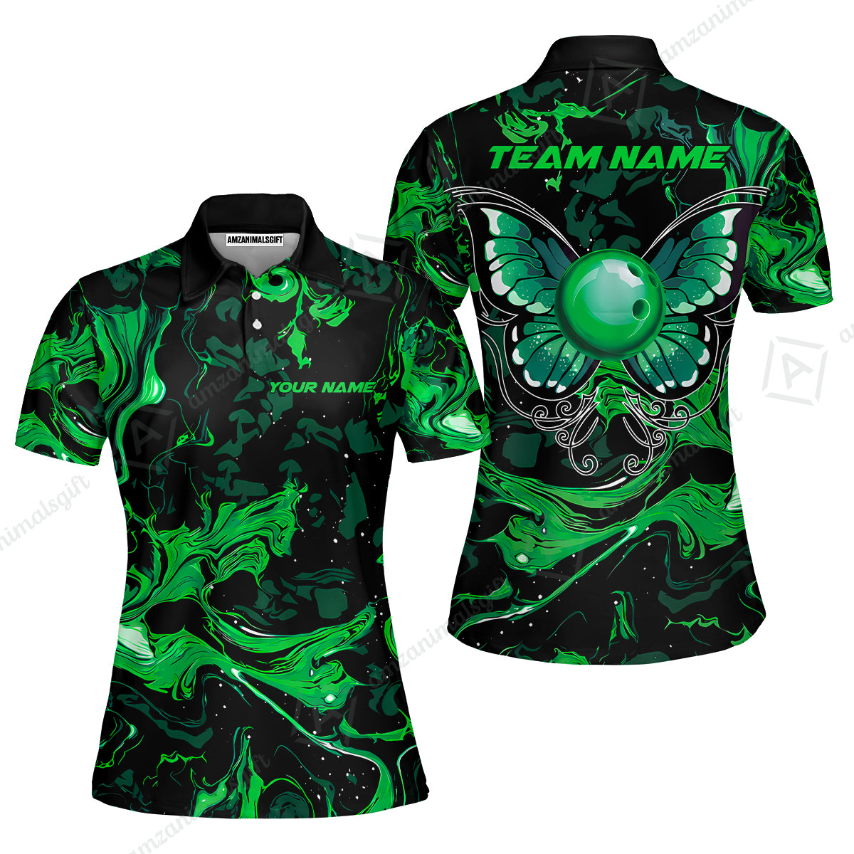 Women Polo||Green