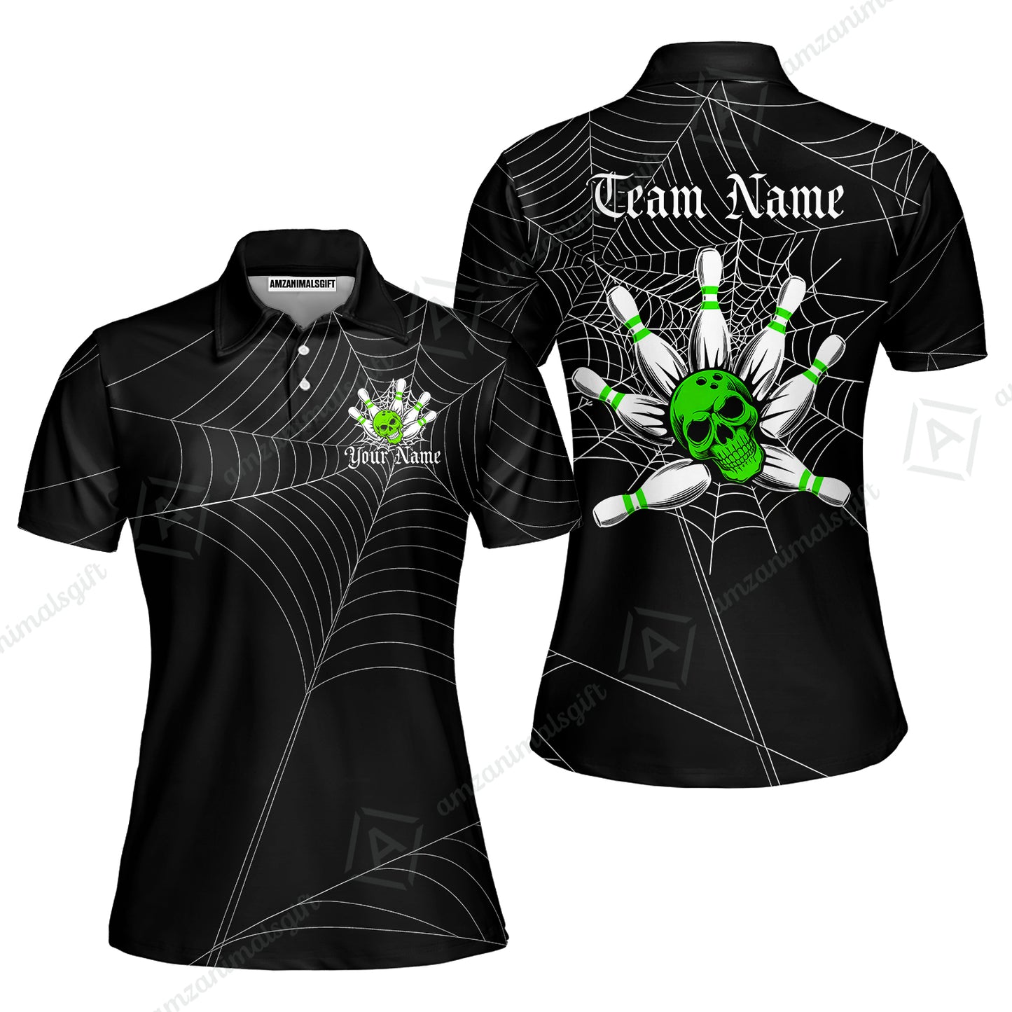 Women Polo||Green