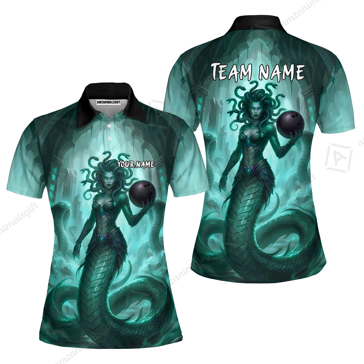 Women Polo||Green
