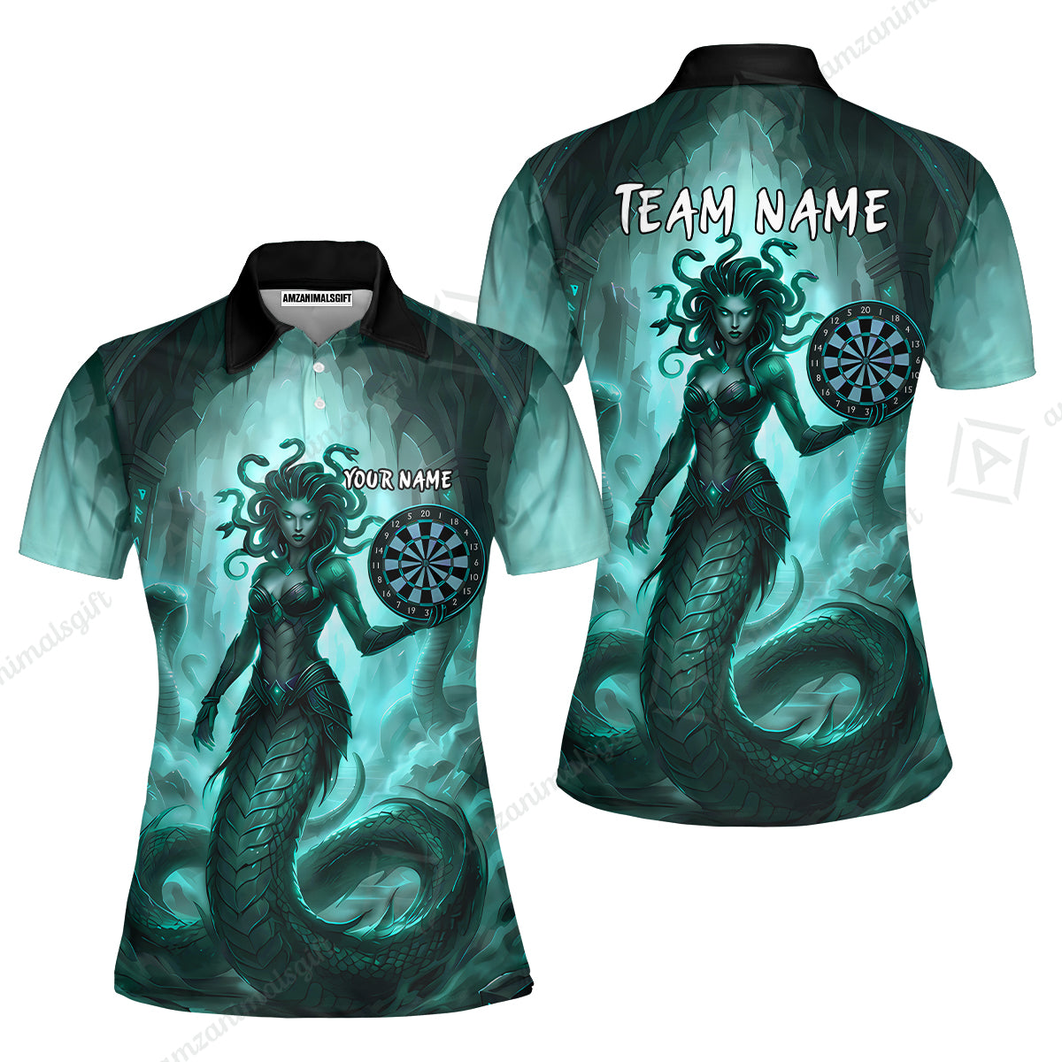 Women Polo Shirt||Green