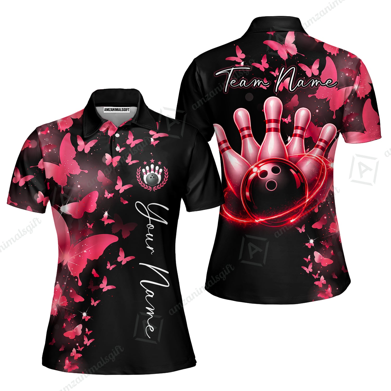 Women Polo||Pink