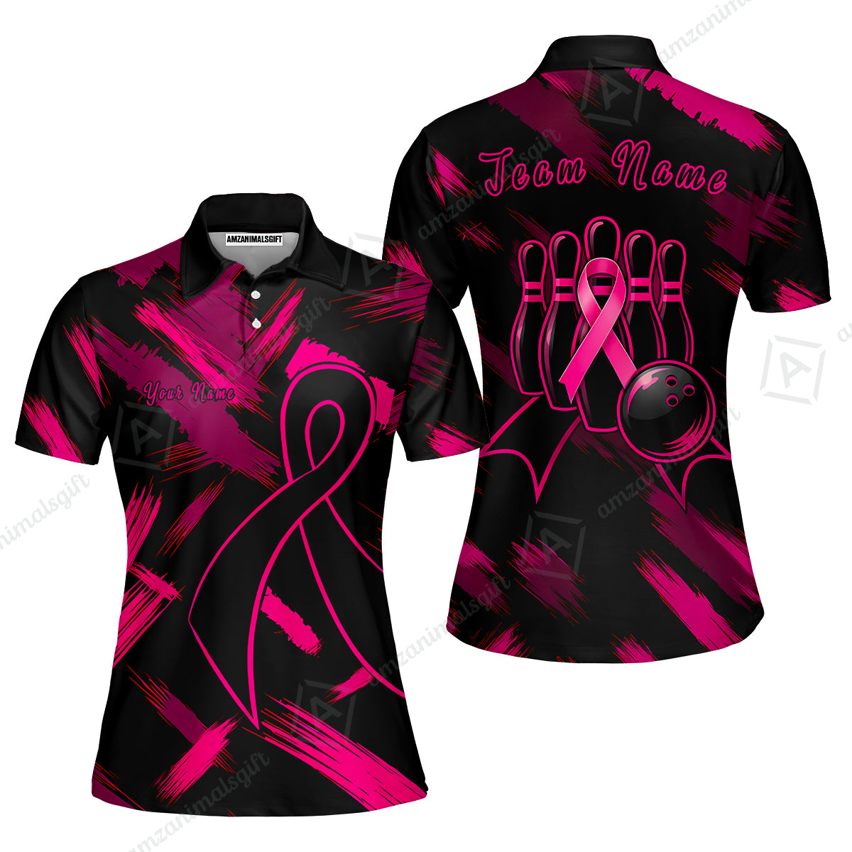 Women Polo||Pink