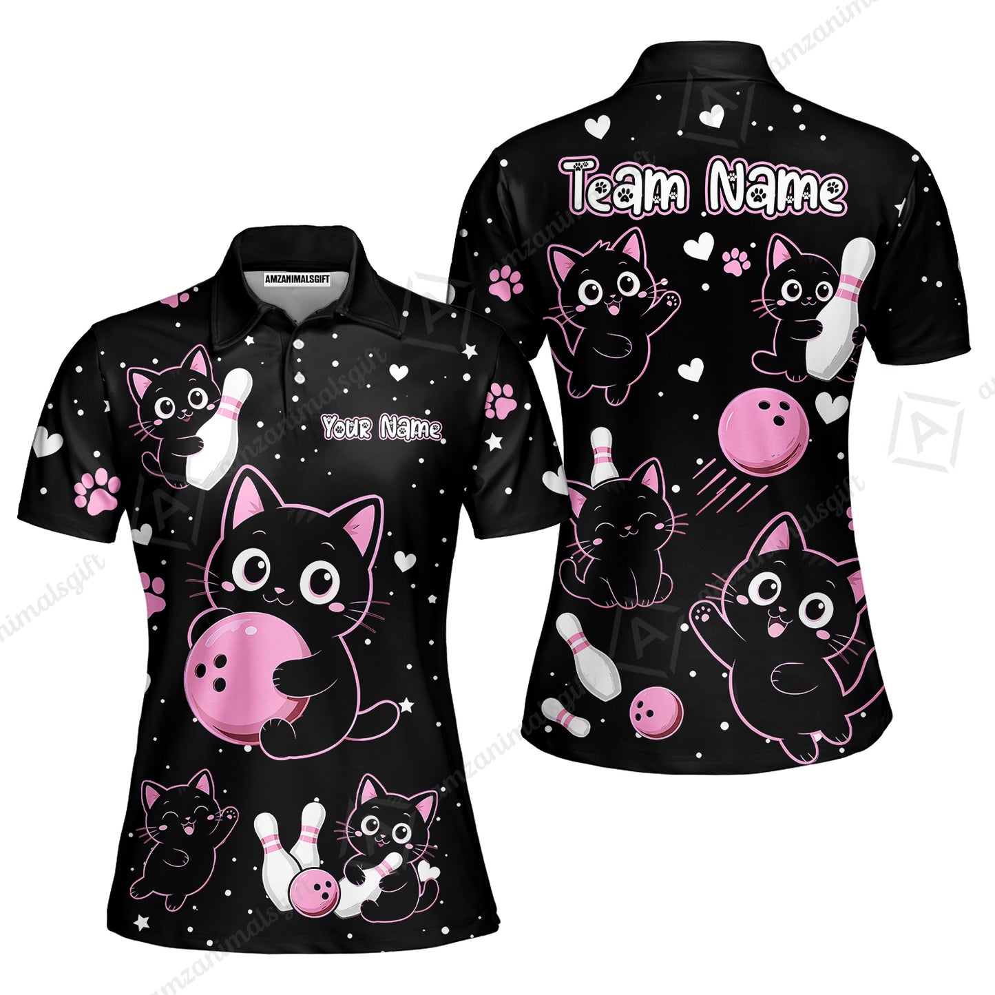 Women Polo||Pink