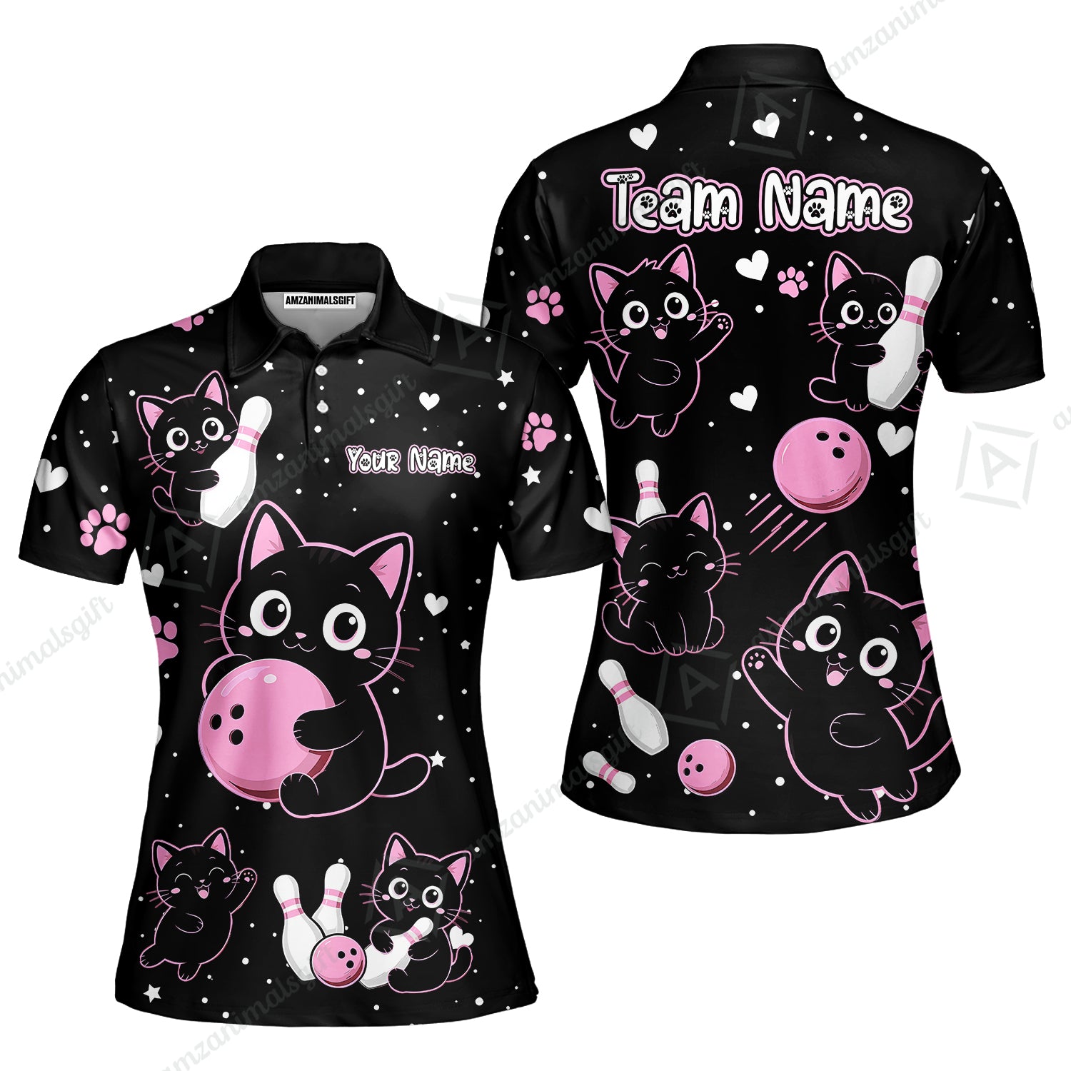 Women Polo||Pink