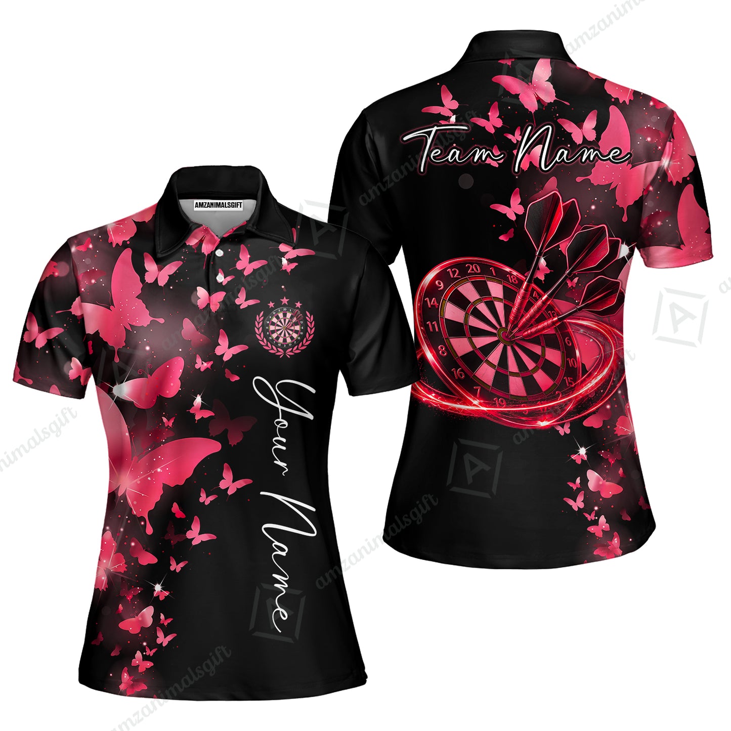 Women Polo Shirt||Pink