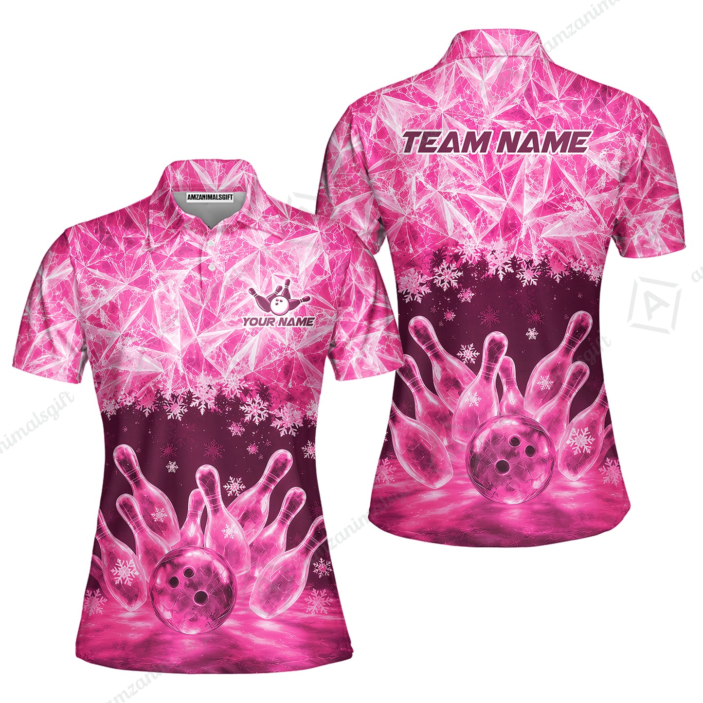 Women Polo||Pink