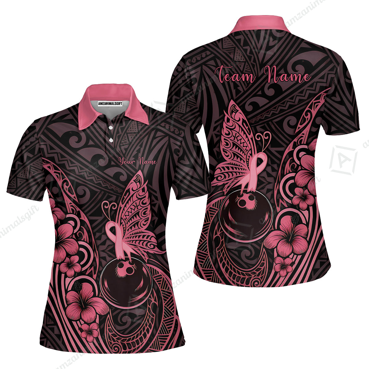 Women Polo||Pink
