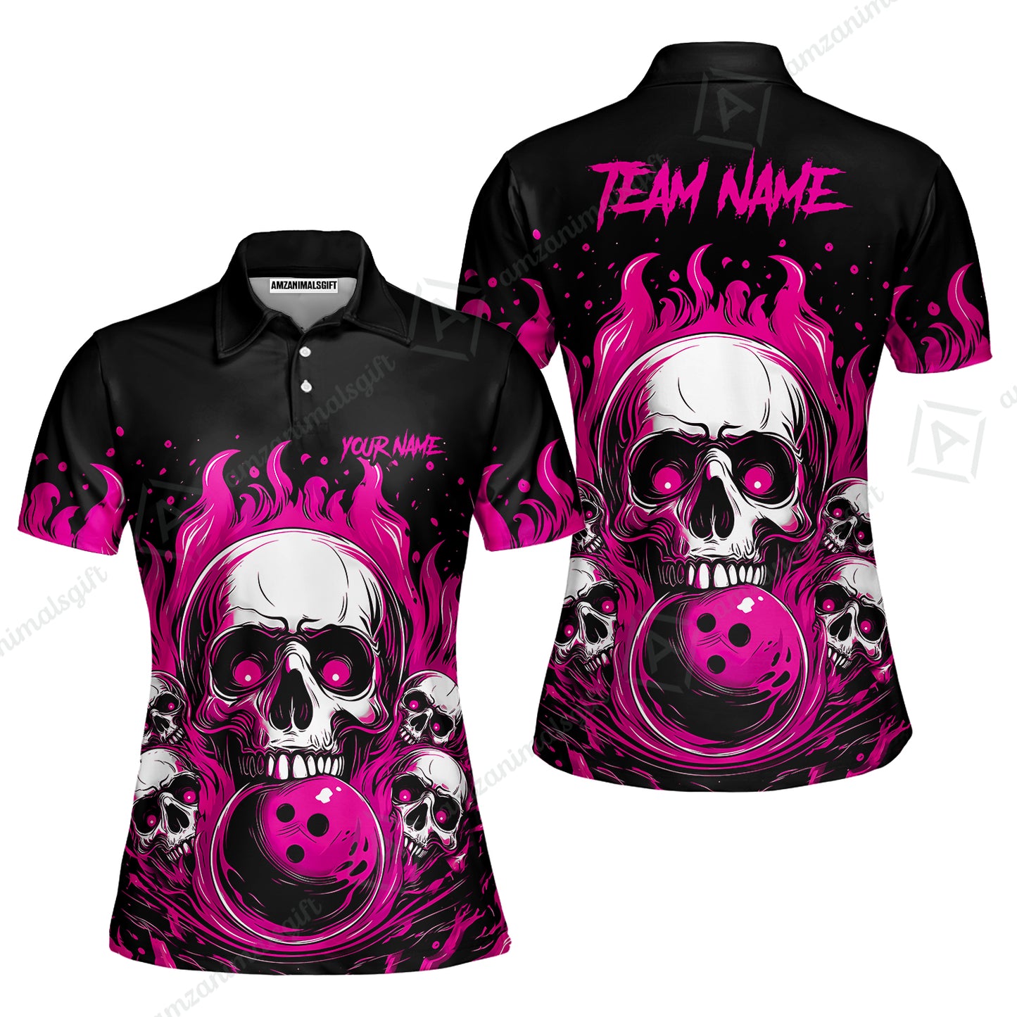 Women Polo||Pink