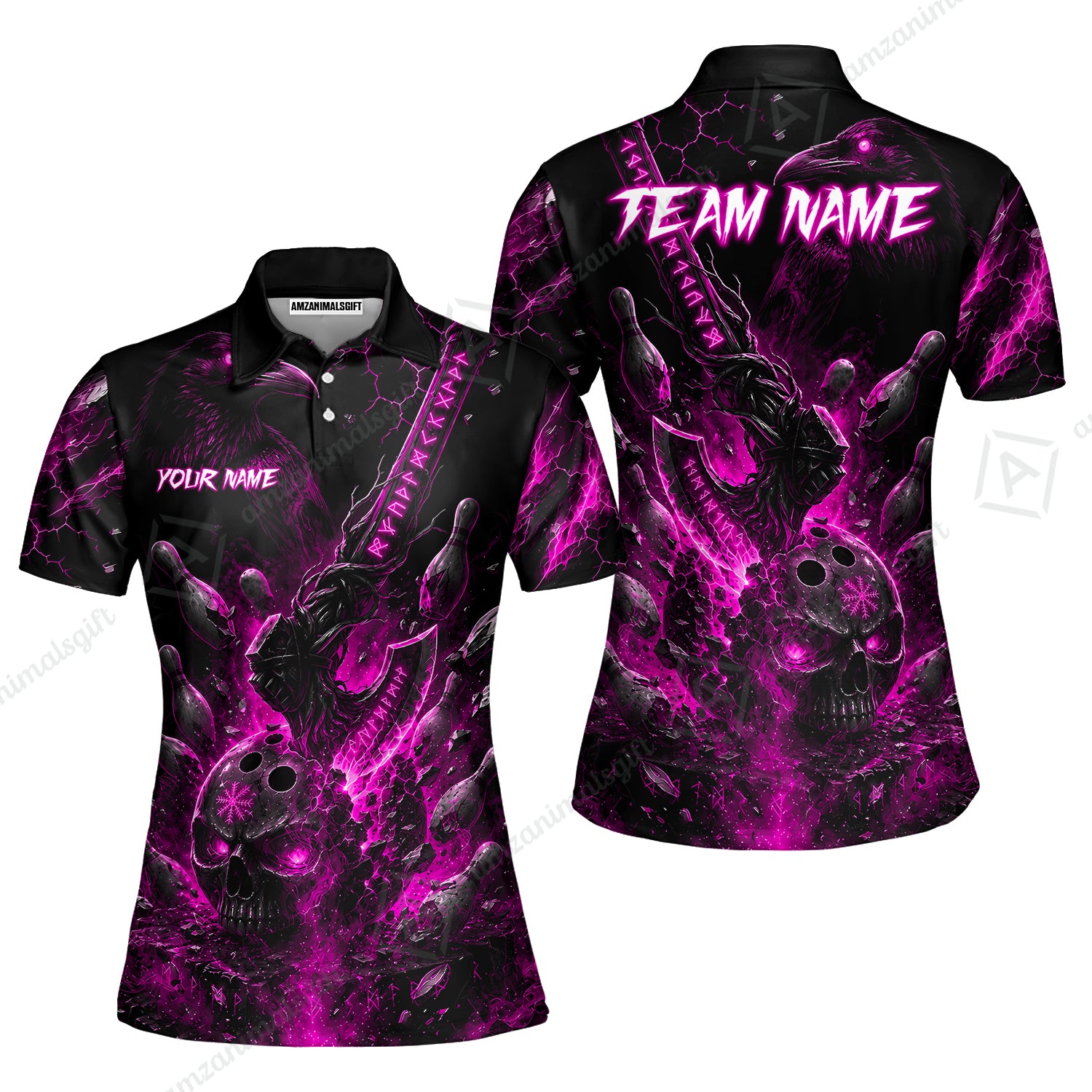 Women Polo||Pink