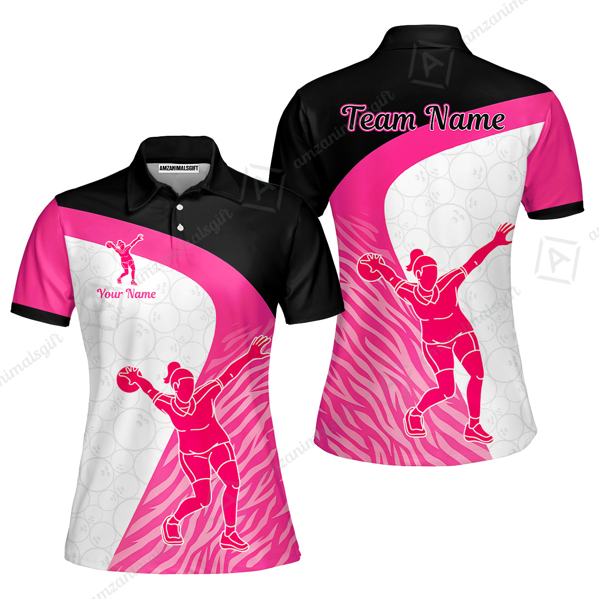 Women Polo||Pink