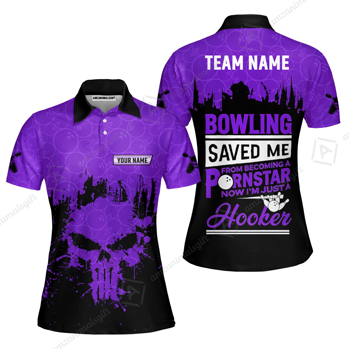 Women Polo||Purple