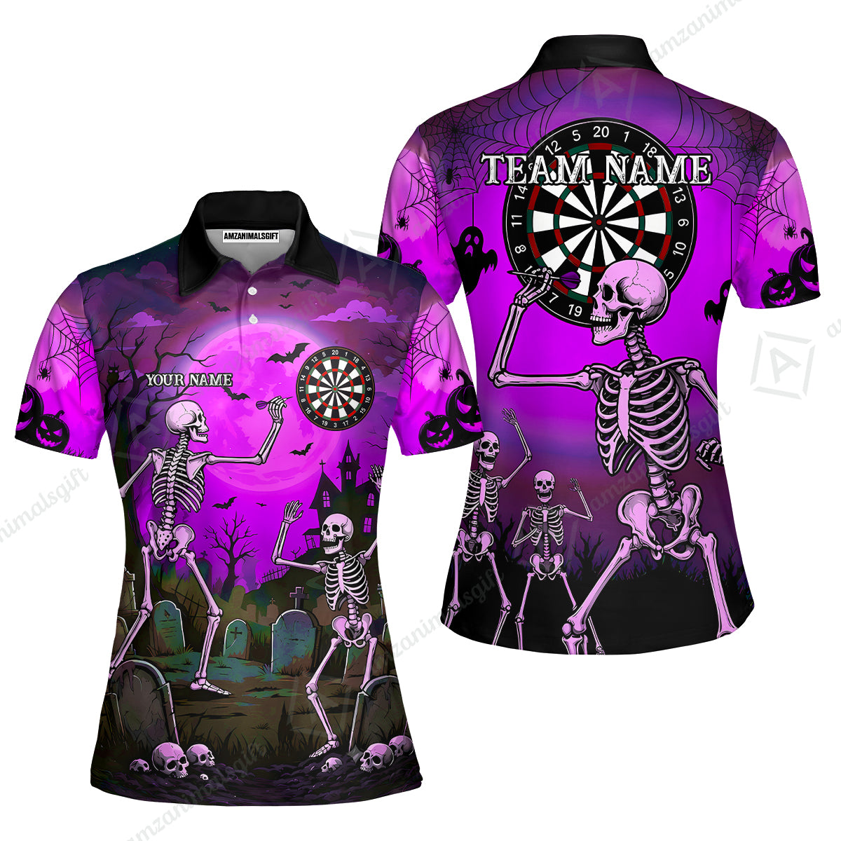 Women Polo Shirt||Purple