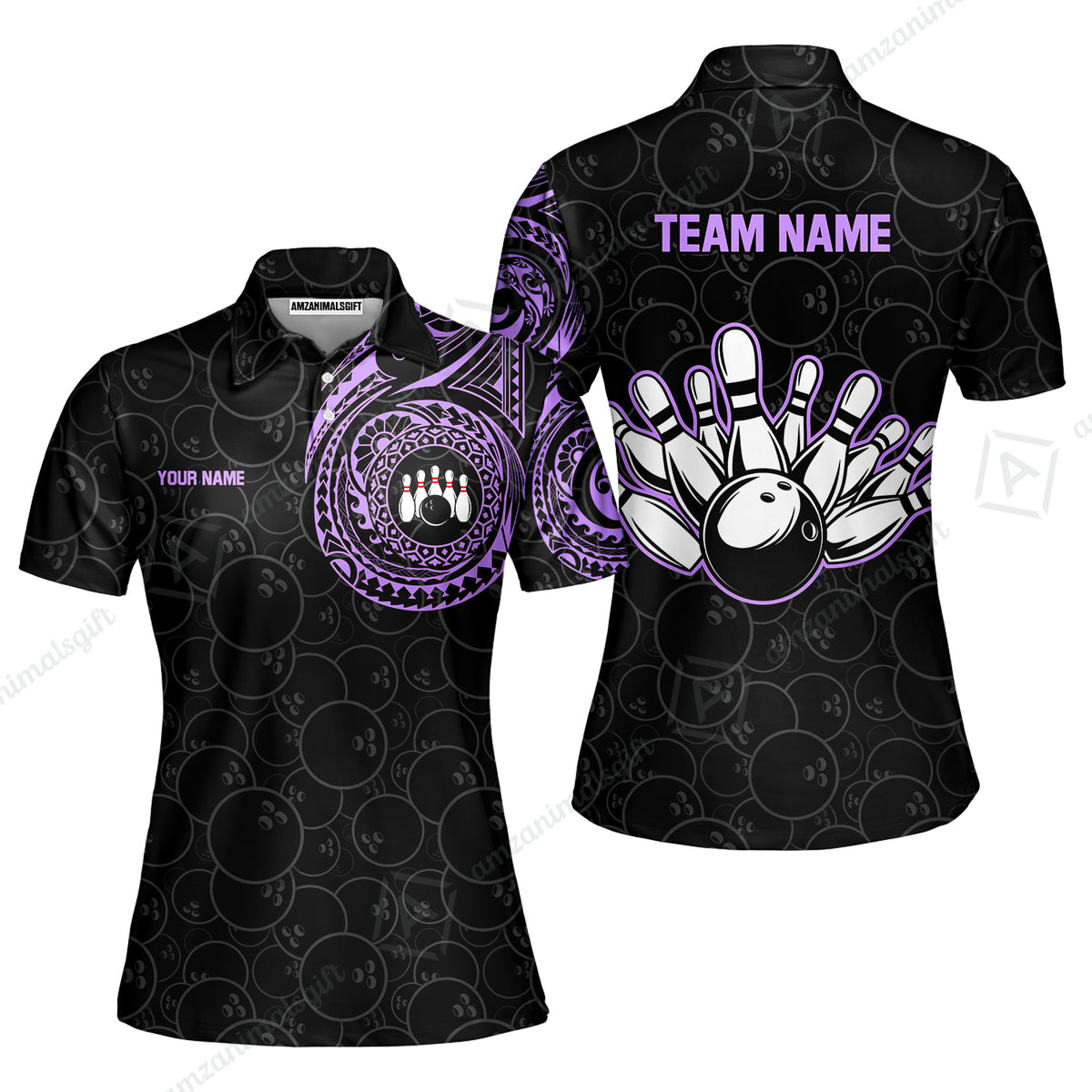 Women Polo||Purple