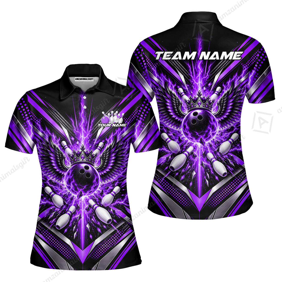 Women Polo||Purple