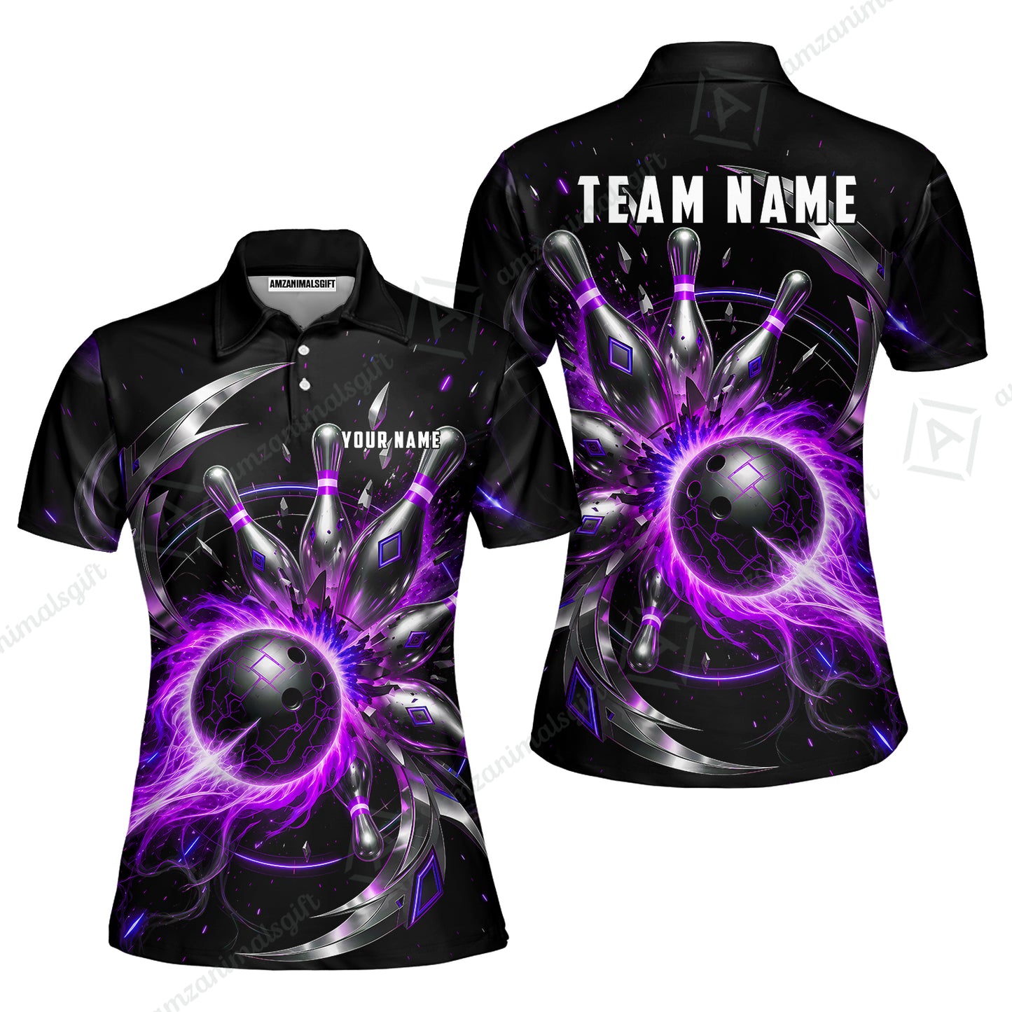 Women Polo||Purple