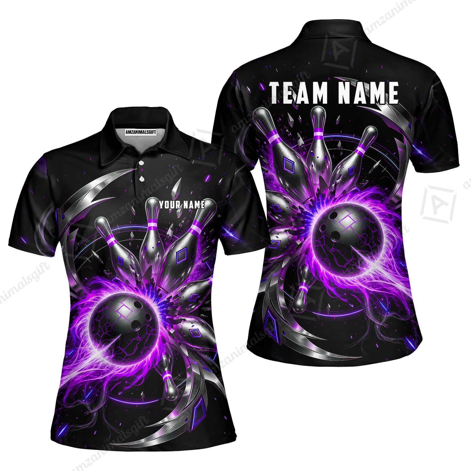 Women Polo||Purple
