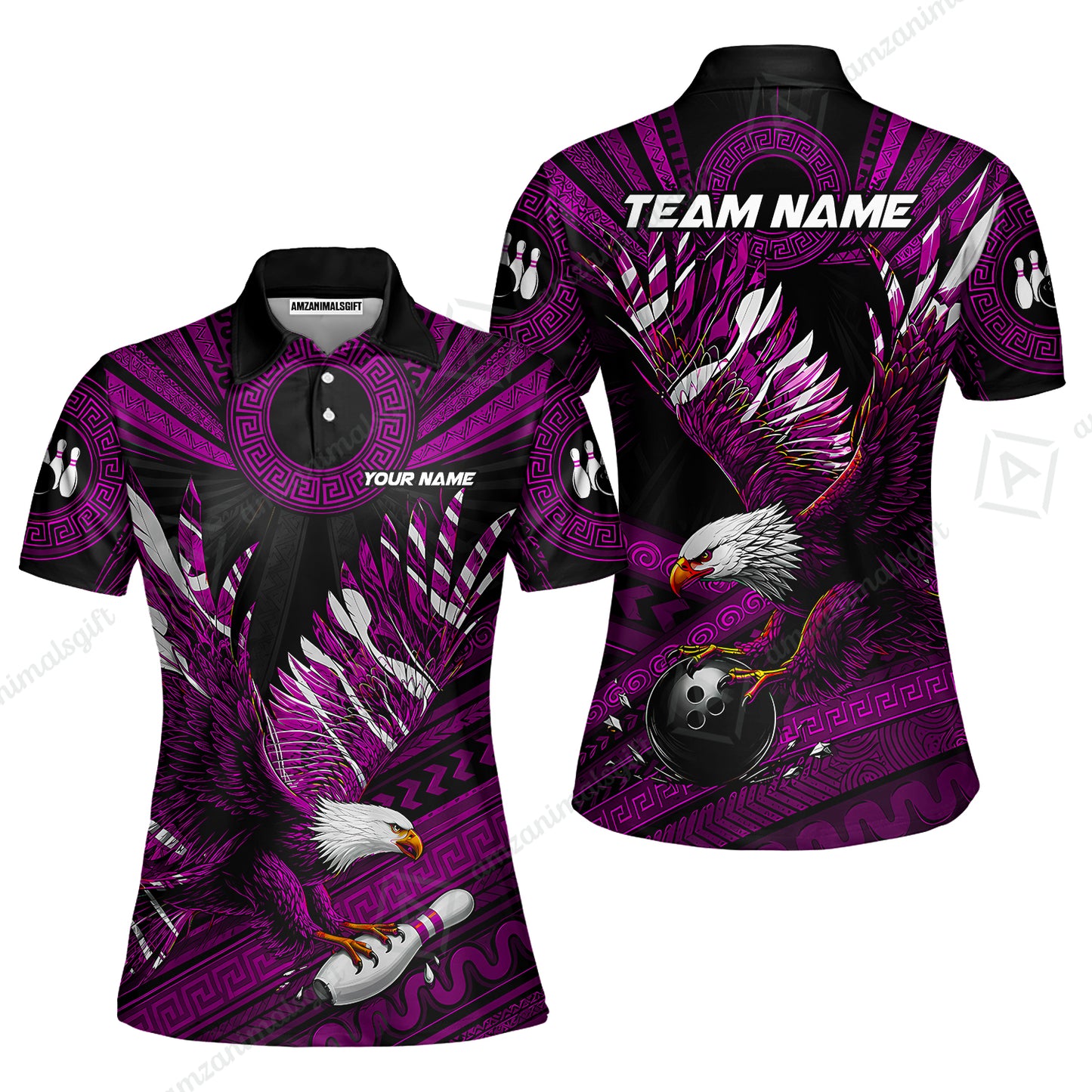 Women Polo||Purple