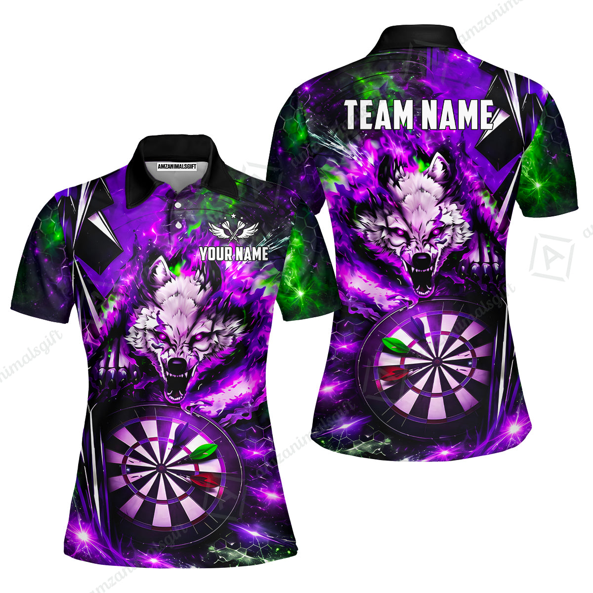 Women Polo Shirt||Purple