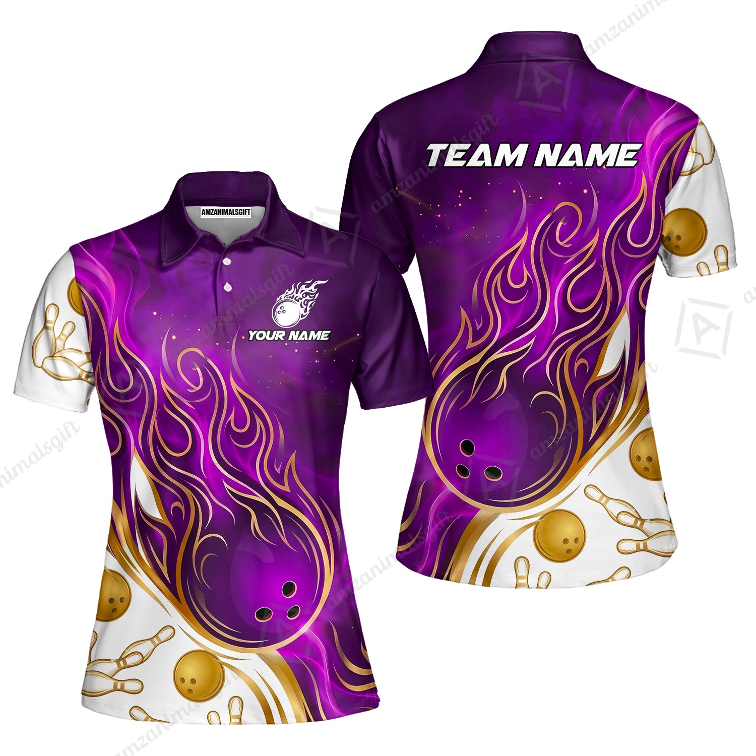 Women Polo||Purple