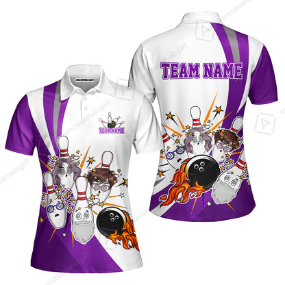 Women Polo||Purple